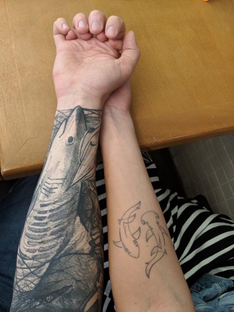 Tattoo tubarão