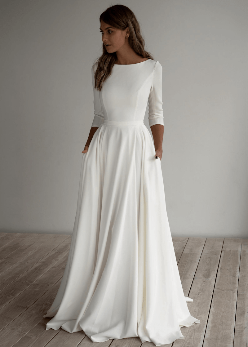 vestido de noiva básico