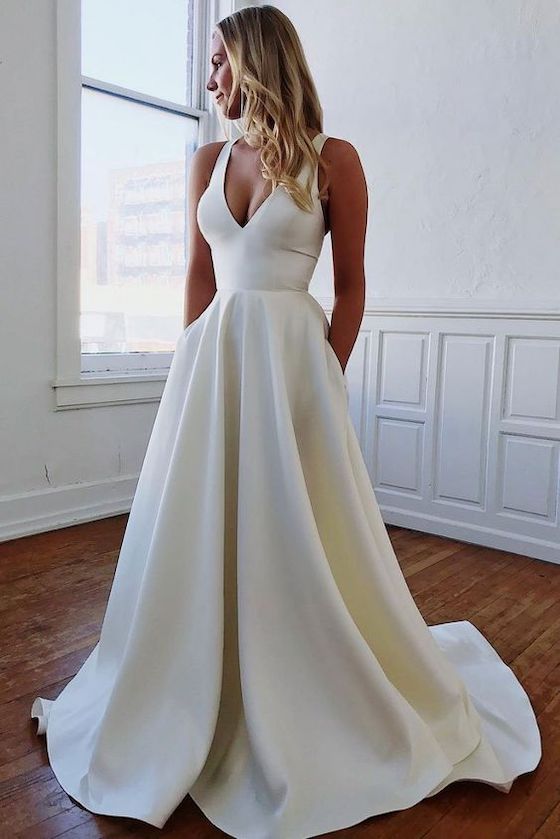 vestido de noiva básico