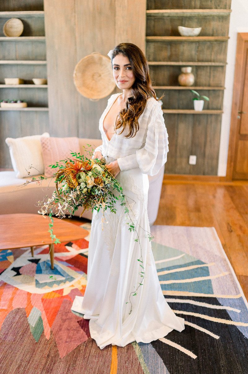 vestido de noiva branco com decote