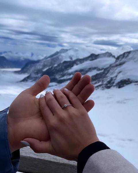 pedido de casamento na Suíça