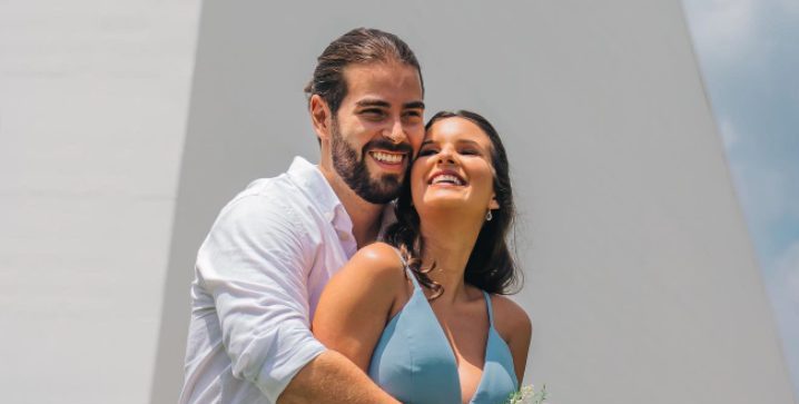 Pedido de casamento na Bahia: um pôr do sol lindo na Ponta do Mutá