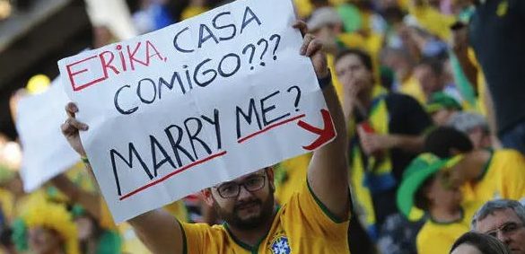 Ideias para fazer o pedido de casamento durante a Copa do Mundo