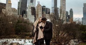 Pedido em Nova York: uma surpresa inesquecível no Central Park
