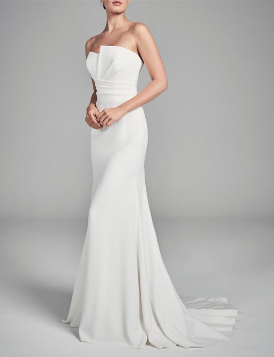 vestido de noiva elegante e simples