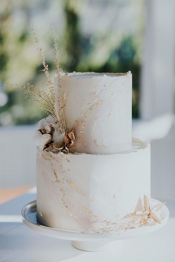 cake para casamento minimalista