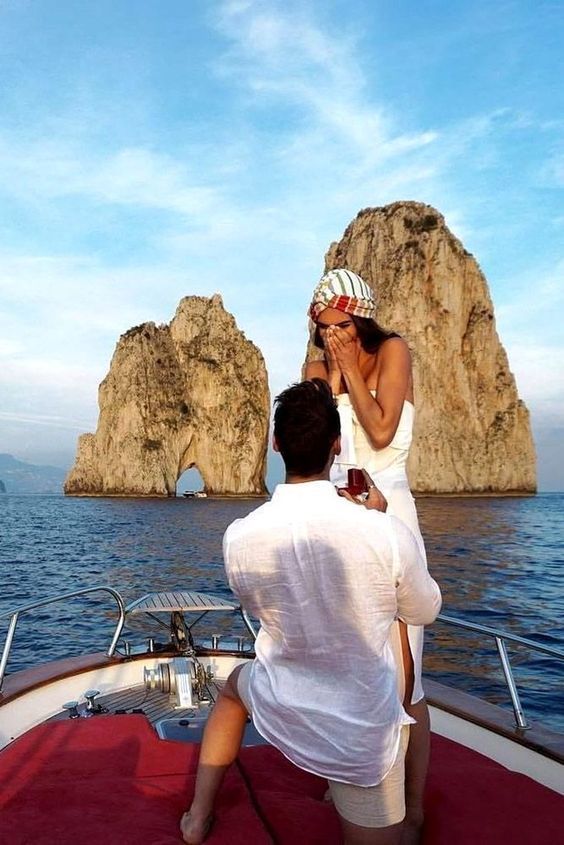 pedido de casamento inesquecível em Capri