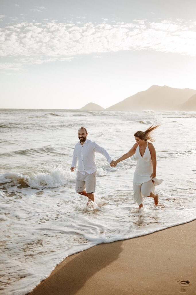 pré-wedding em praia