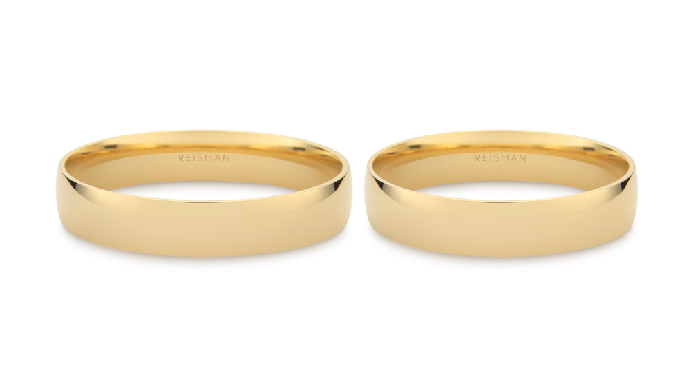 alianças com design tradicional