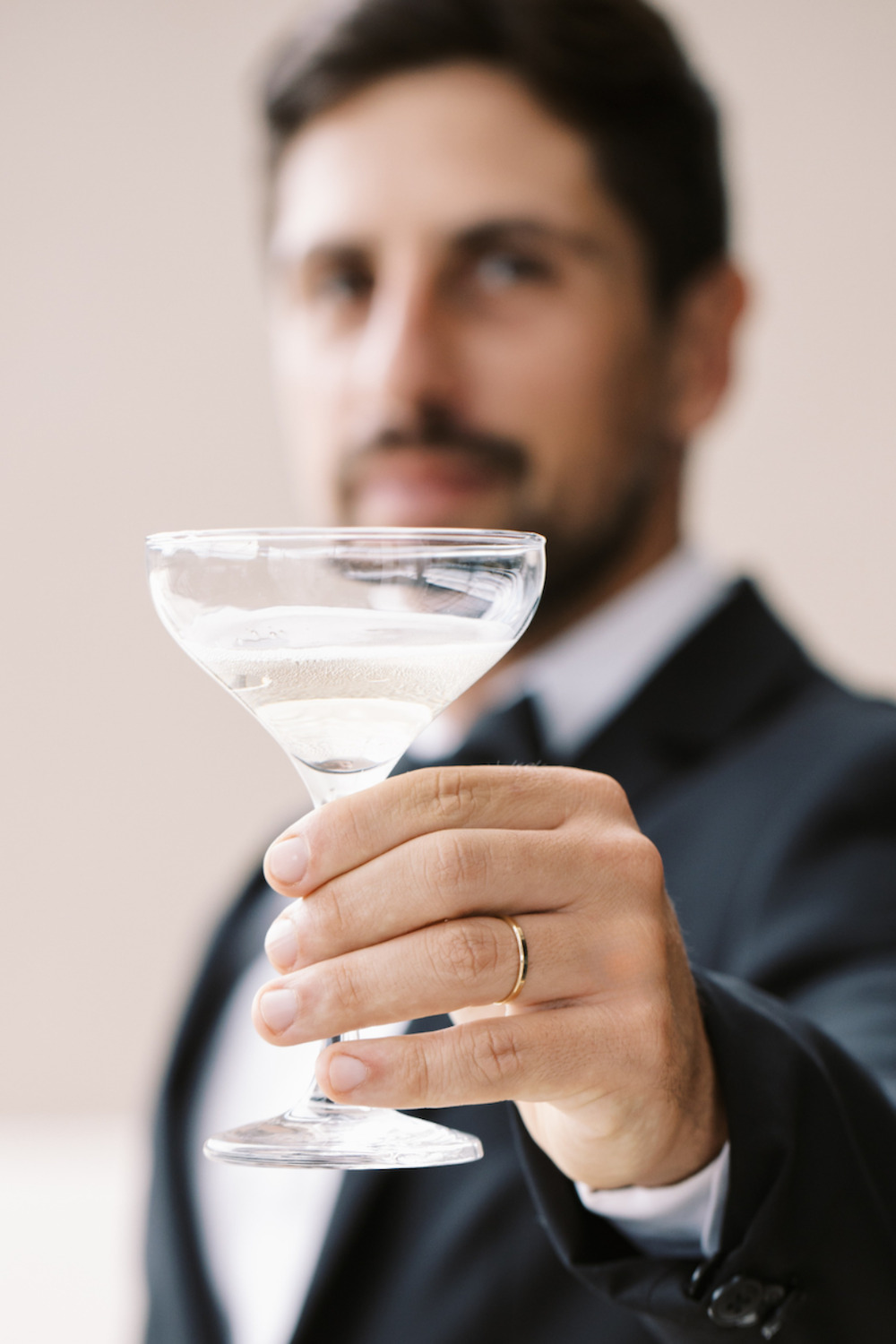 aliança clássica e fina