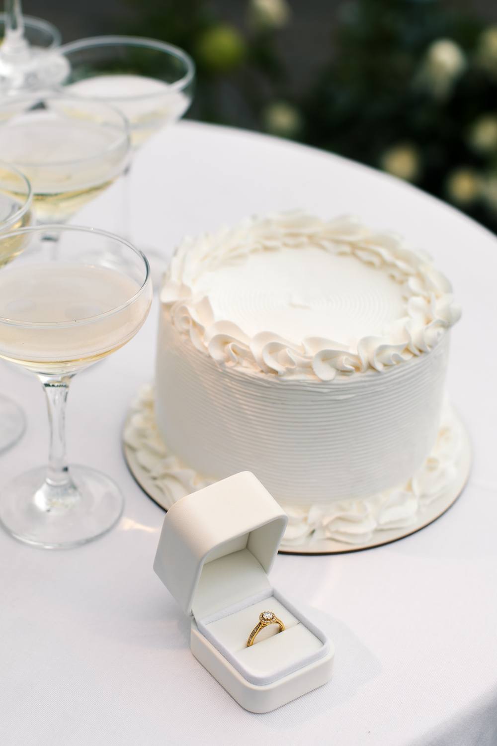 bolo para casamento intimista