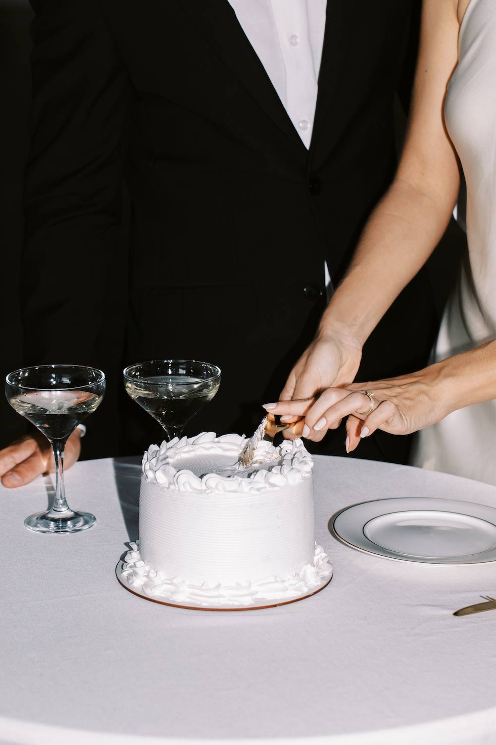 bolo de casamento simples