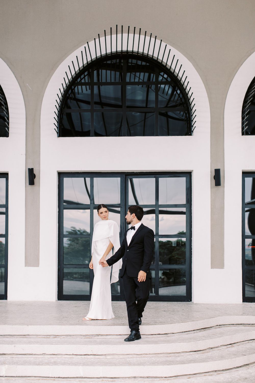 noivos na recepção do casamento