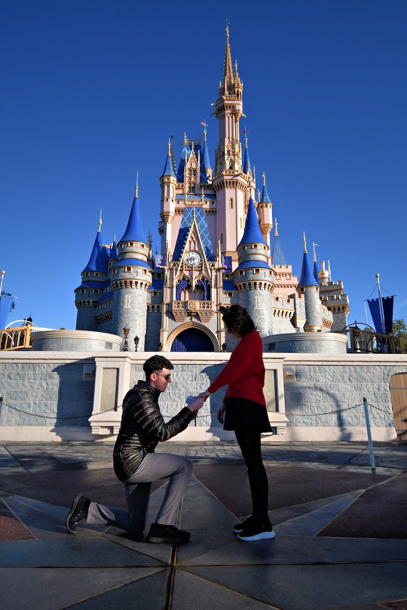 pedido de casamento na Disney