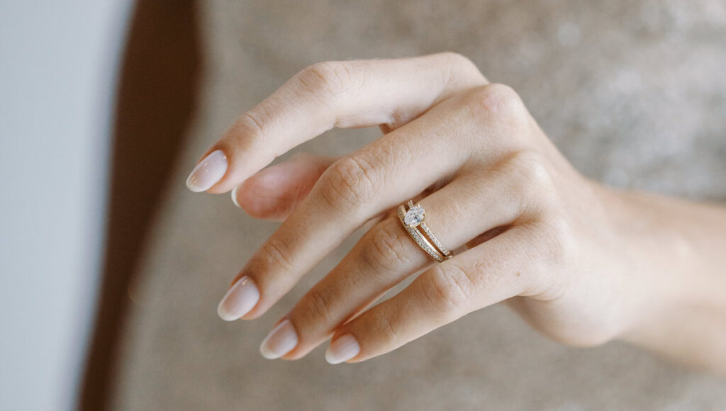 aliança fina para casamento intimista