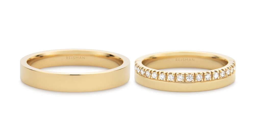 alianças Amorino em ouro amarelo