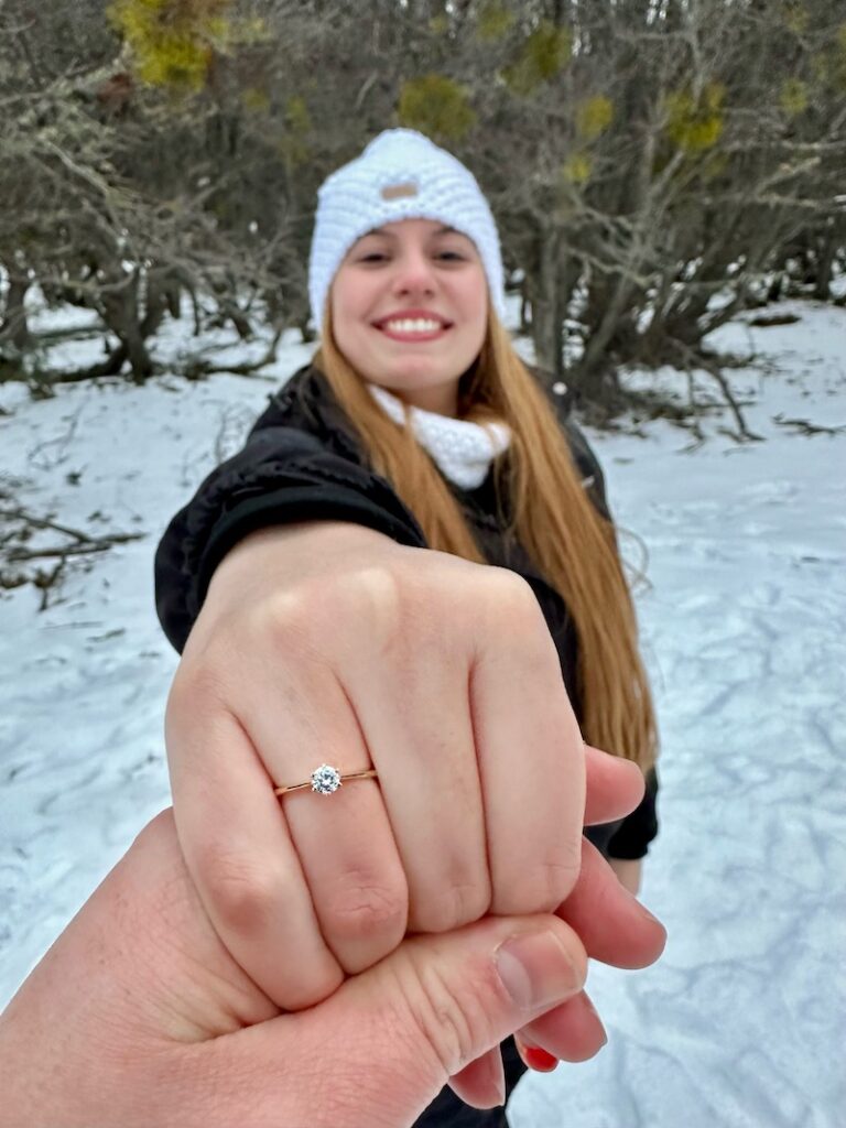 pedido de casamento em Bariloche