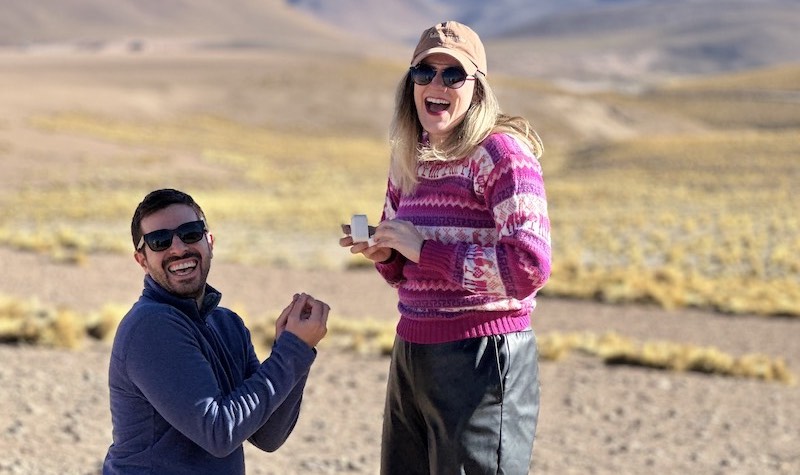 pedido no Deserto do Atacama