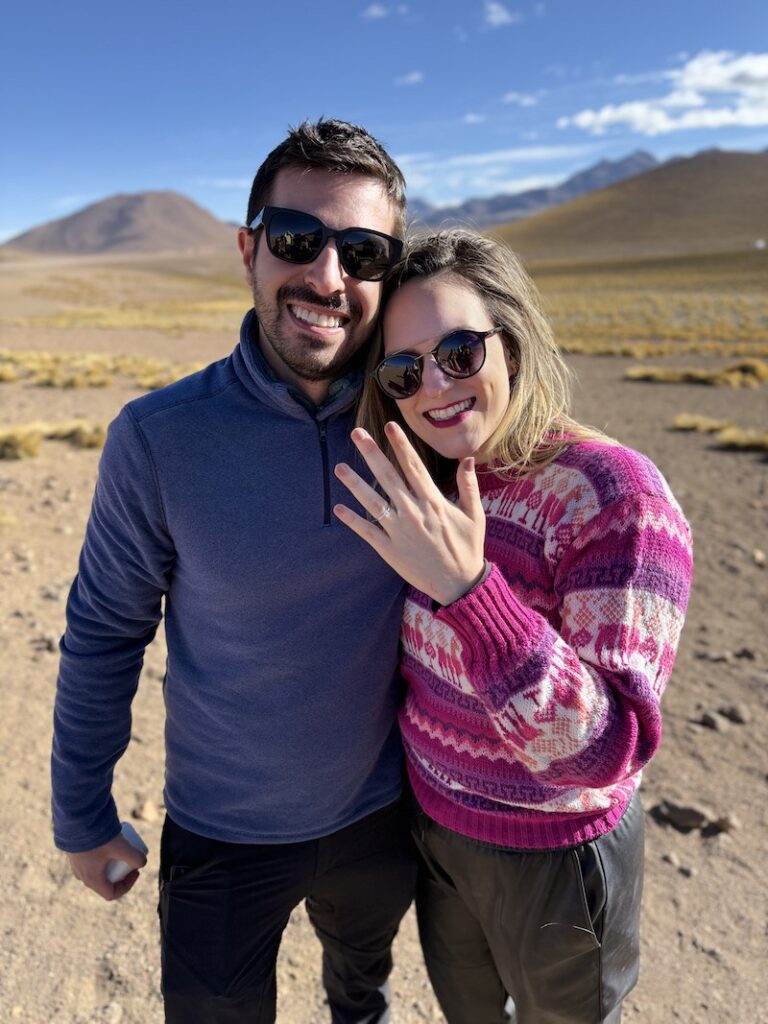 pedido de casamento com anel de noivado