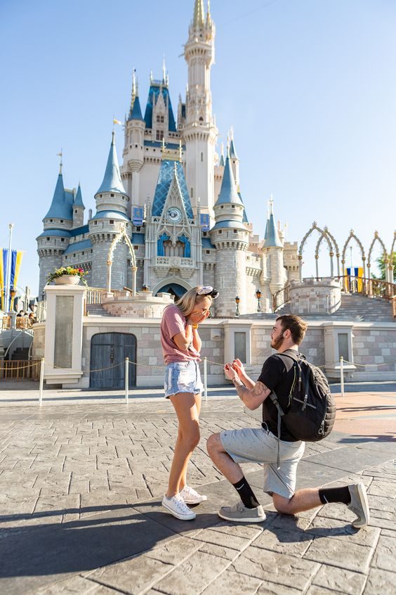 pedido de casamento na Disney