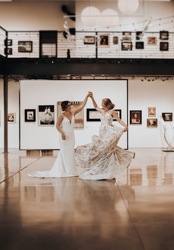 casamento urbano em galeria