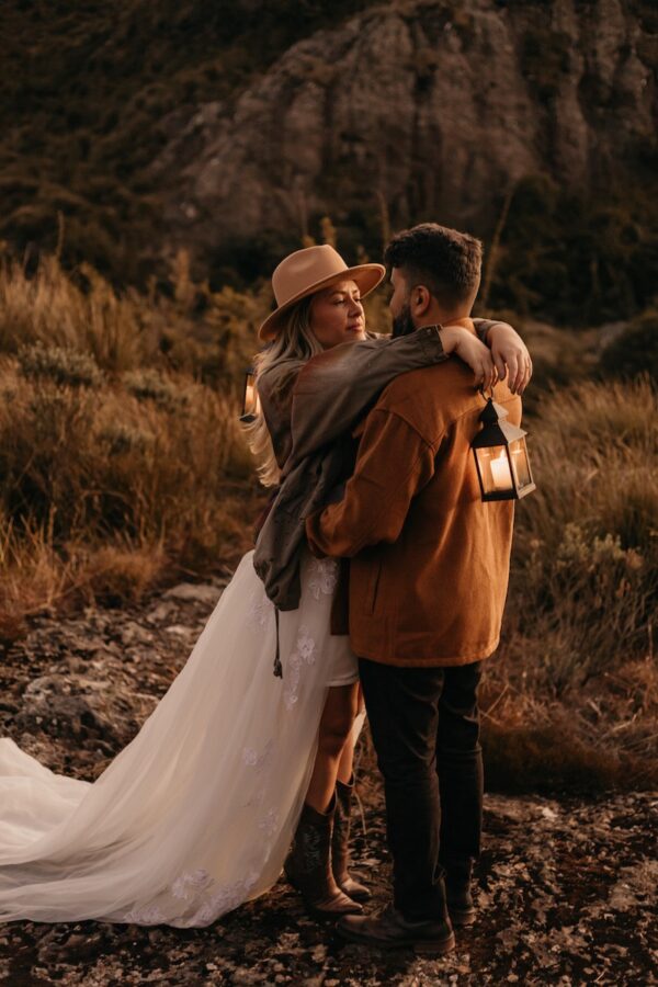 ensaio de casal em montanha